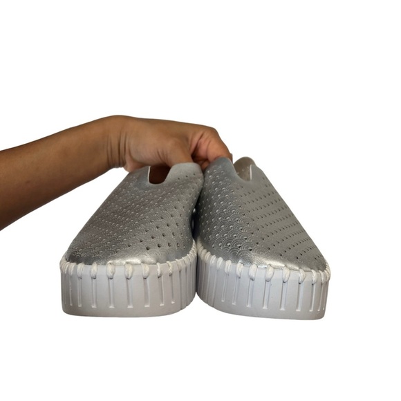 Ilse Jacobson The On-The-Go-Platform-Slip-On in Silver Size 37/ US Size 6.5 - Picture 5 of 8